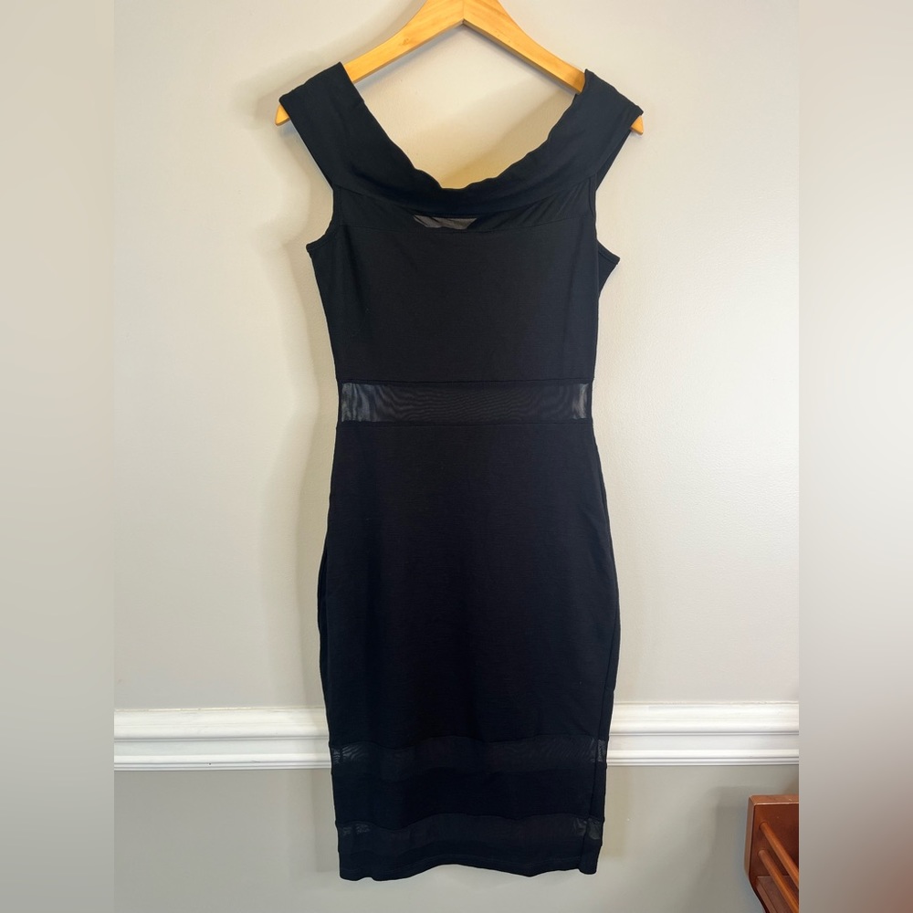 Fashion Nova size Large - off the shoulder midi length dress